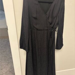Halogen Charcoal Long Sleeve Dress